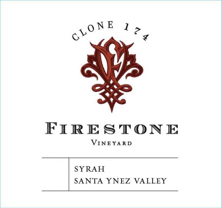 Firestone Clone 174 Syrah 2013 Front Label