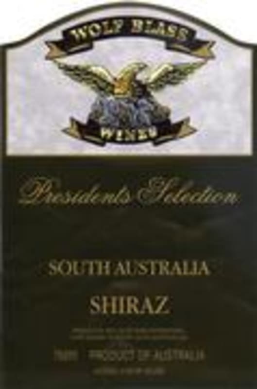 Wolf Blass Green Label Shiraz 1996 Front Label