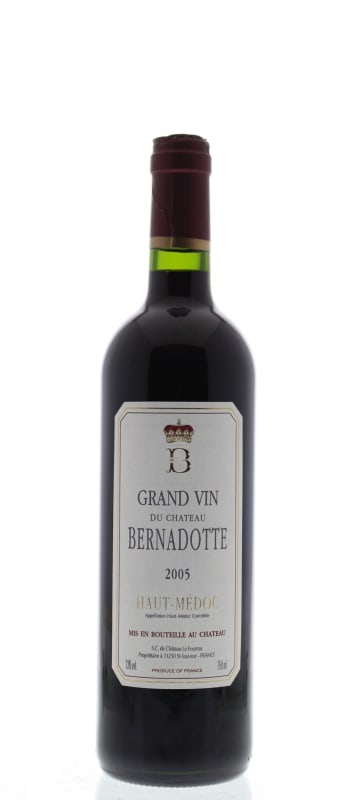 Chateau Bernadotte 2005 Front Bottle Shot