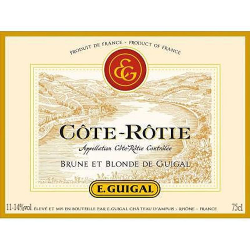 E. Guigal Cote Rotie Brune et Blonde 2003 Front Label