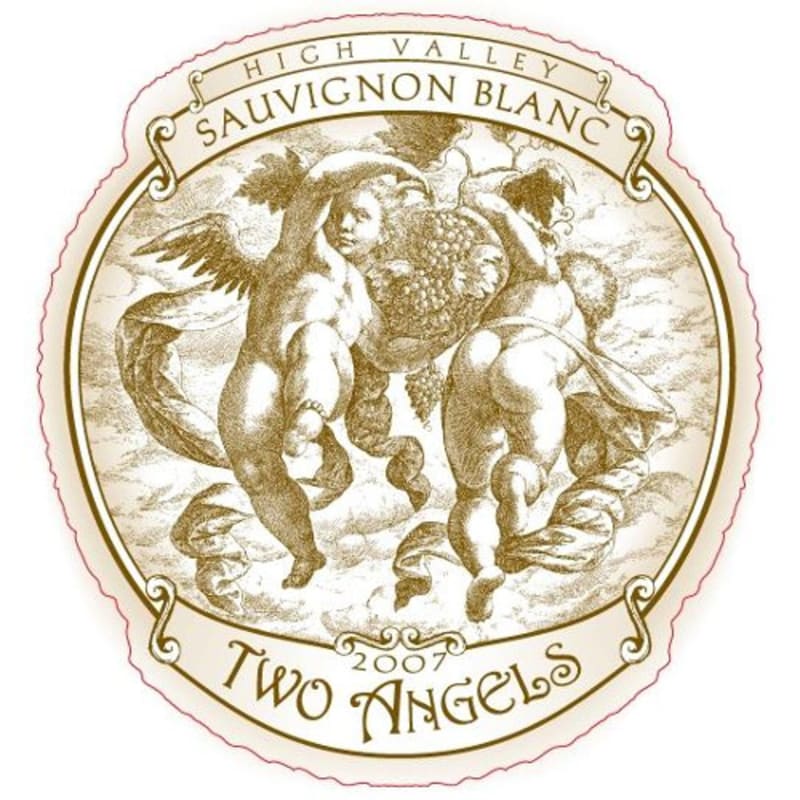 Two Angels Sauvignon Blanc 2007 Front Label