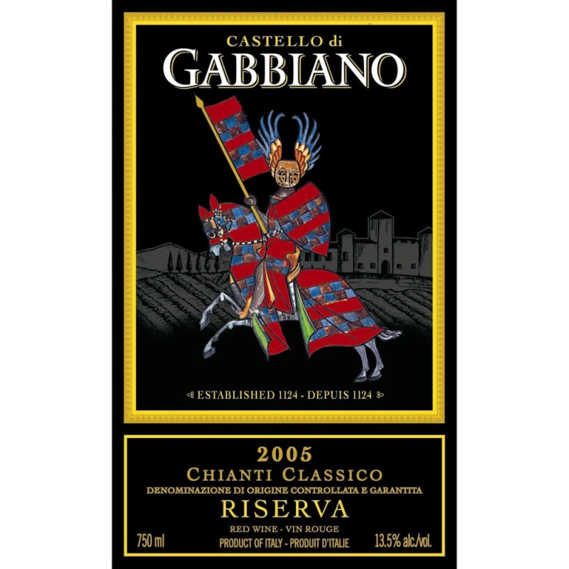 Gabbiano Chianti Classico Riserva 2005 Front Label