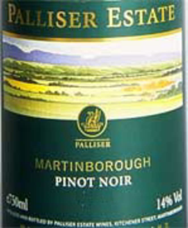 Palliser Estate Pinot Noir 2003 Front Label