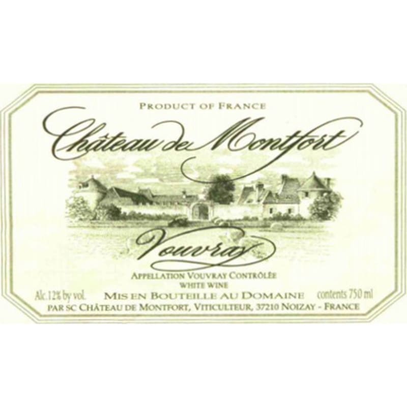 Chateau de Montfort Vouvray 2006 Front Label