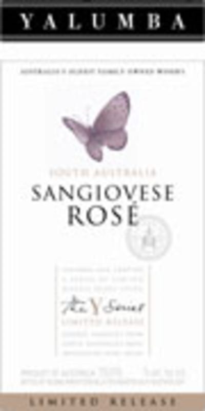 Yalumba Y Series Sangiovese Rose 2007 Front Label