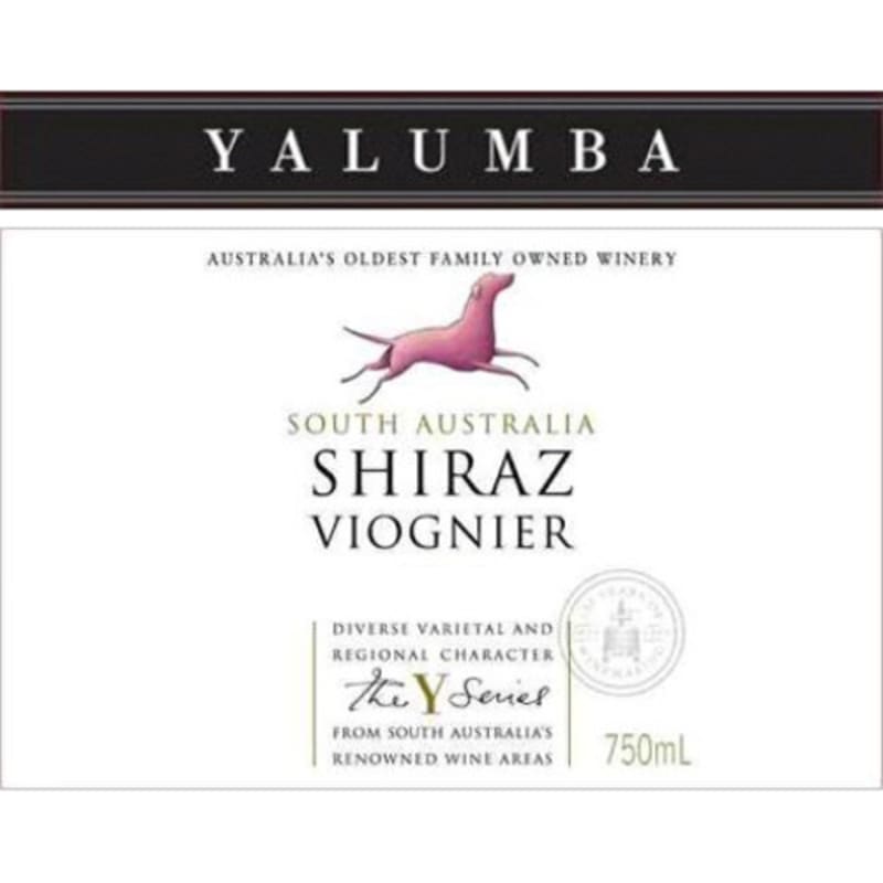 Yalumba Y Series Shiraz-Viognier 2007 Front Label
