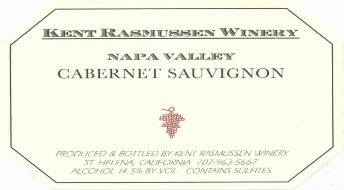 Kent Rasmussen Napa Valley Cabernet Sauvignon 2004 Front Label