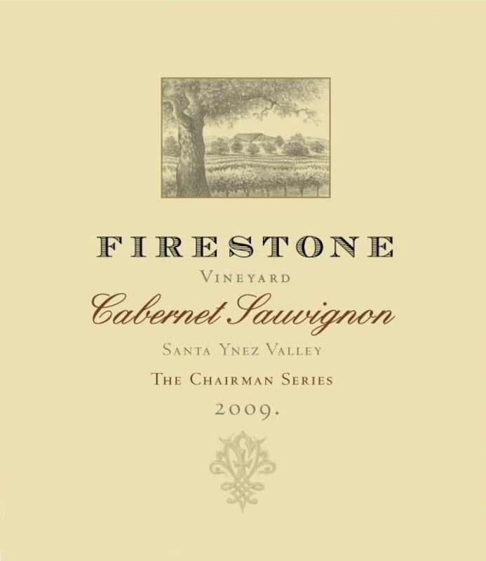 Firestone The Chairman Series Cabernet Sauvignon 2009 Front Label