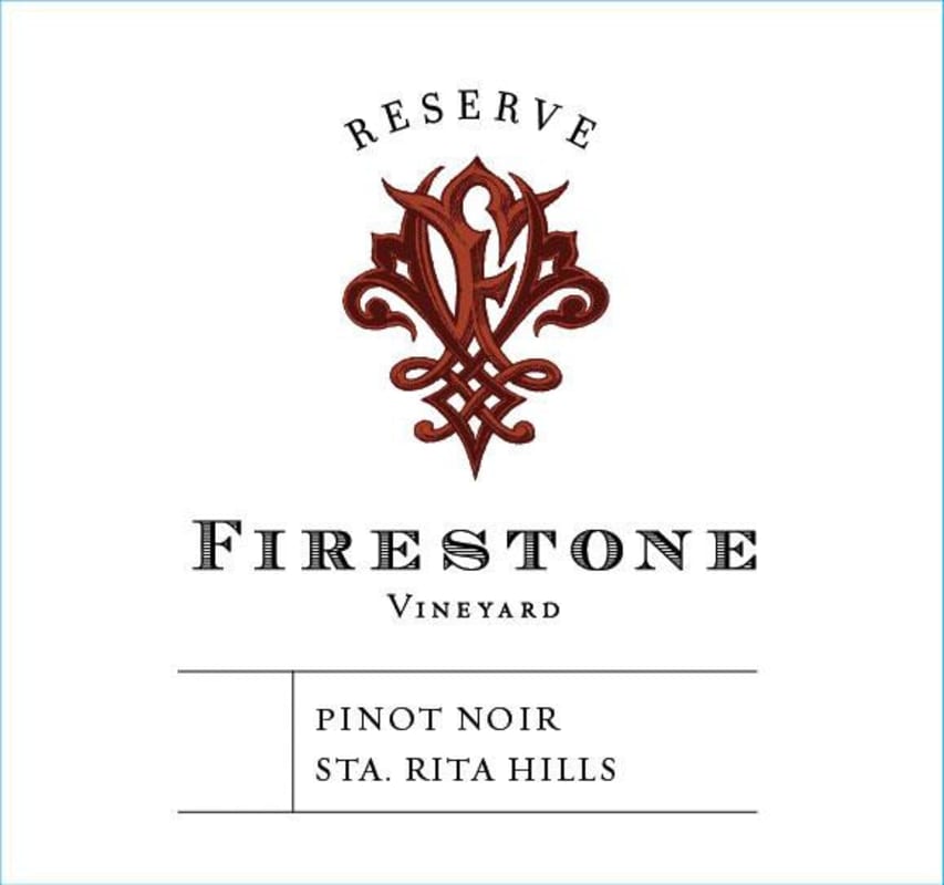 Firestone Reserve Pinot Noir 2014 Front Label