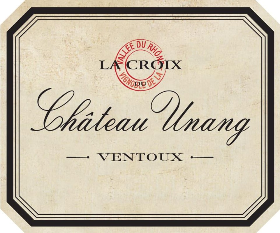 Chateau Unang Ventoux La Croix 2011 Front Label