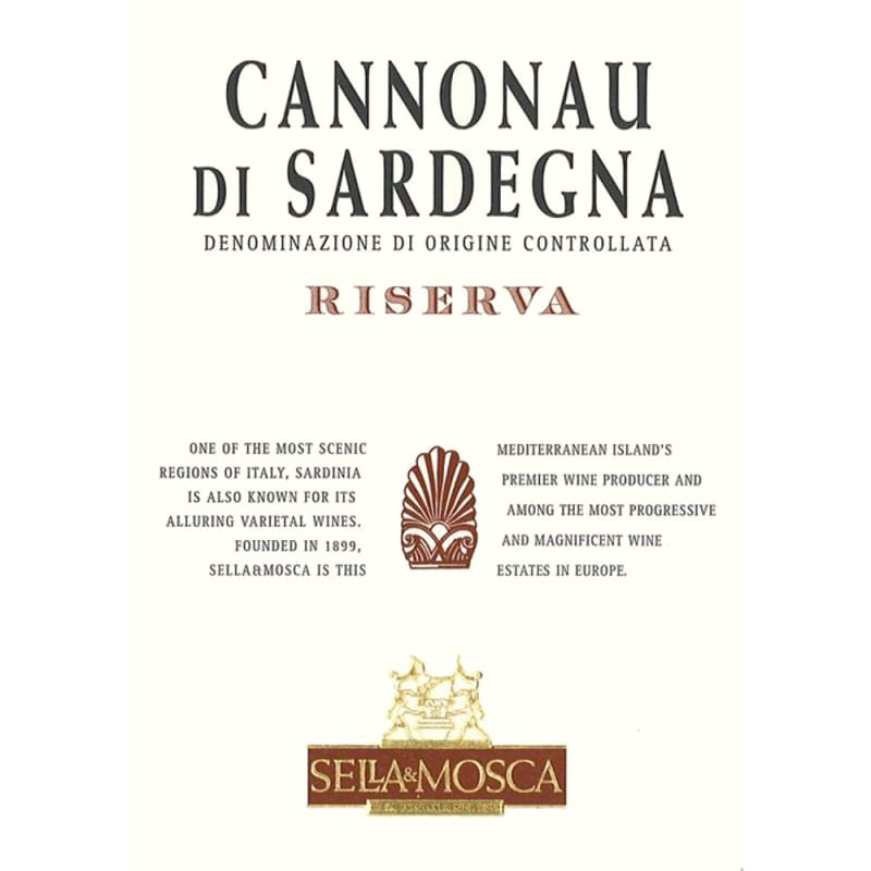 Sella & Mosca Cannonau di Sardegna Riserva 2005 Front Label