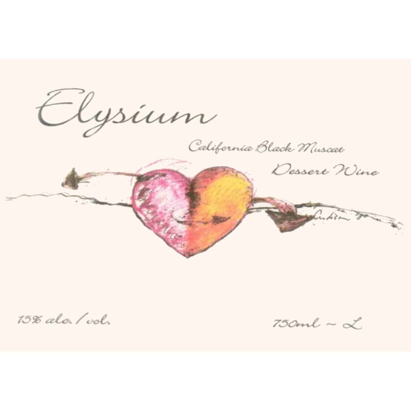 Quady Elysium Black Muscat 2007 Front Label