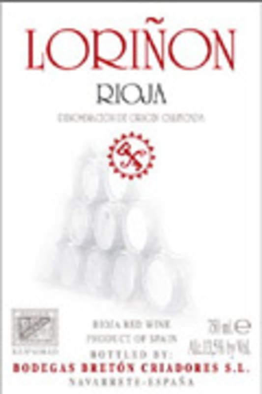 Breton Lorinon Crianza Rioja 2004 Front Label