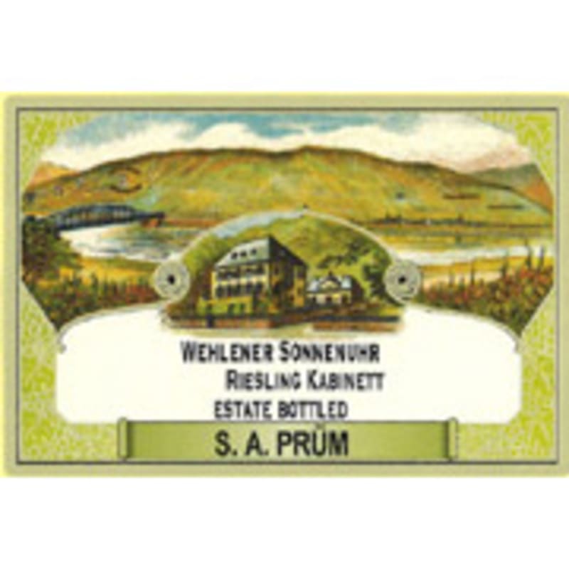 S.A. Prum Wehlener Sonnenuhr Riesling Kabinett 2006 Front Label