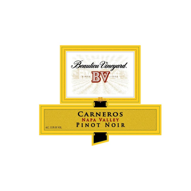 Beaulieu Vineyard Carneros Pinot Noir 2006 Front Label