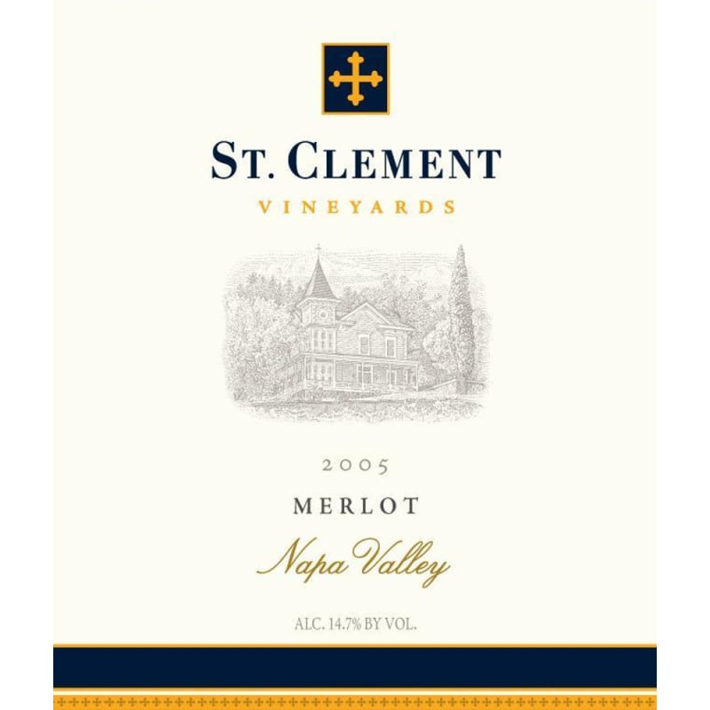 St. Clement Merlot 2005 Front Label