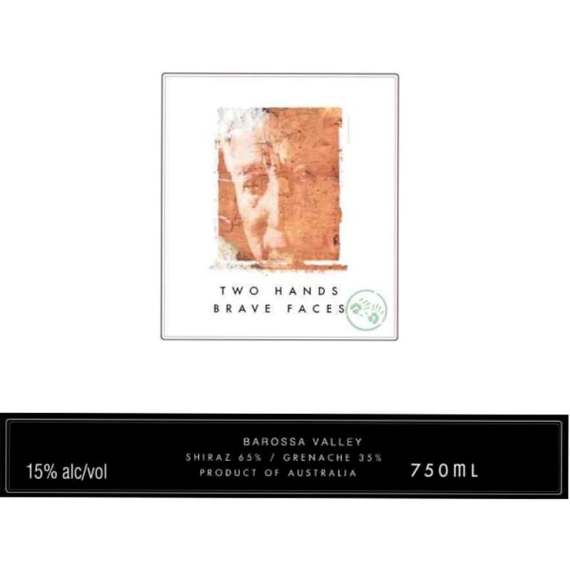 Two Hands Brave Faces Shiraz Grenache 2007 Front Label