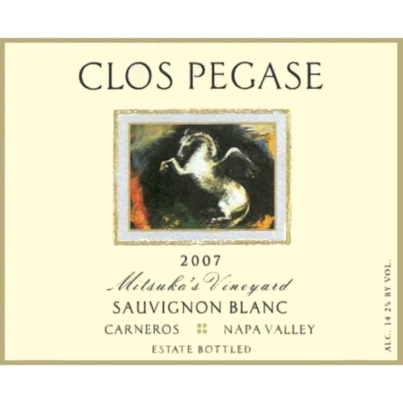 Clos Pegase Mitsuko's Vineyard Sauvignon Blanc 2007 Front Label