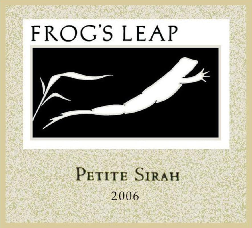 Frog's Leap Petite Sirah 2006 Front Label