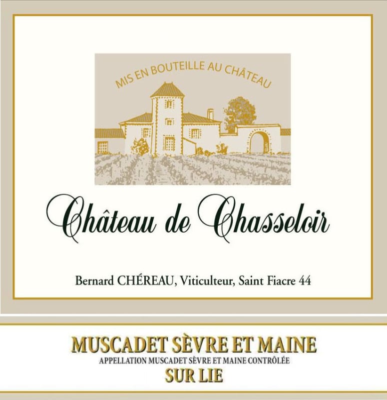 Chateau de Chasseloir Muscadet Sevre et Maine Sur Lie 2010 Front Label