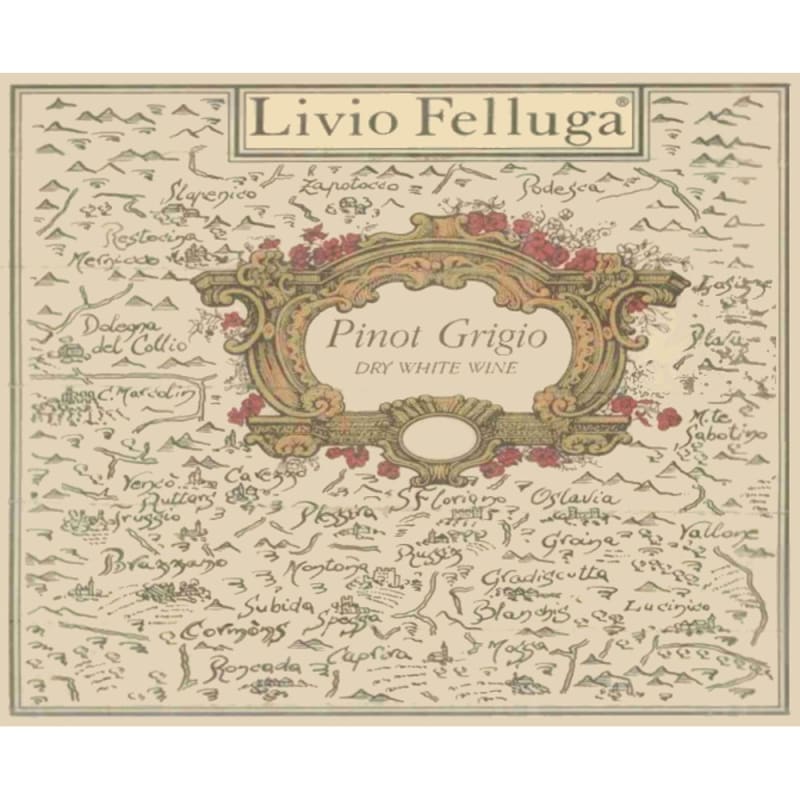 Livio Felluga Pinot Grigio 2007 Front Label