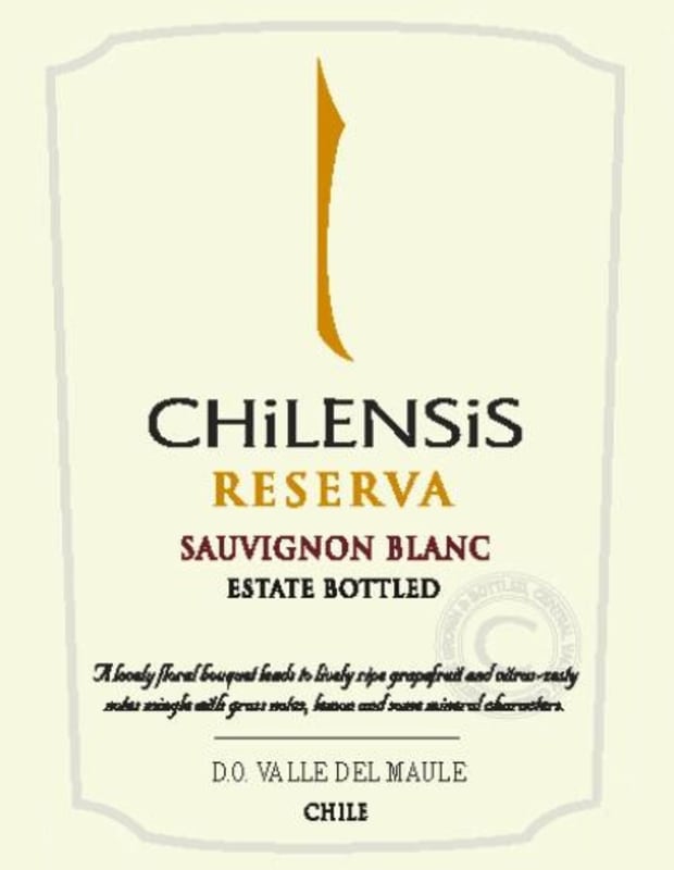 Chilensis Reserva Sauvignon Blanc 2013 Front Label