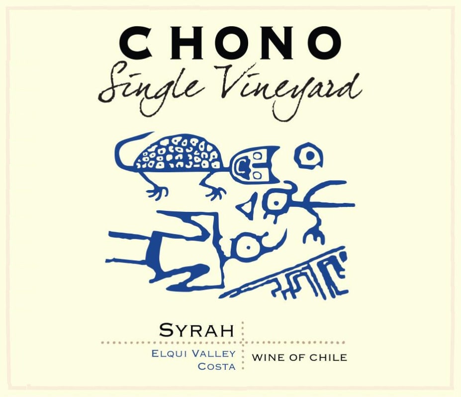 Chono Chono Single Vineyard Syrah 2012 Front Label