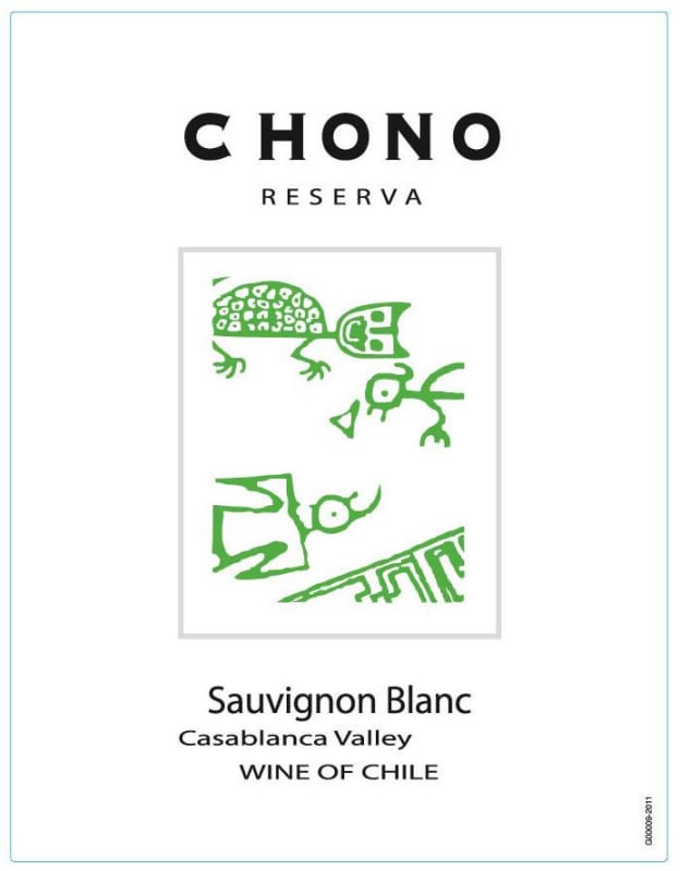 Chono Chono Sauvignon Blanc Reserva 2012 Front Label