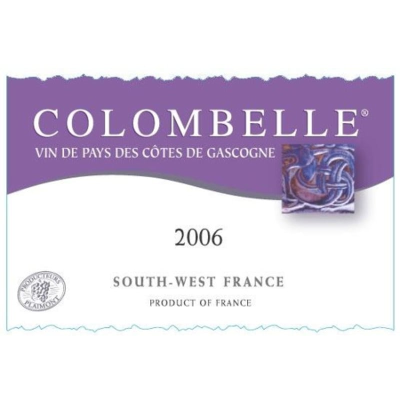 Colombelle Cotes de Gascogne Rouge 2006 Front Label