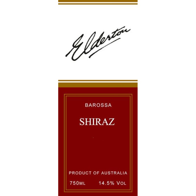 Elderton Shiraz 2005 Front Label