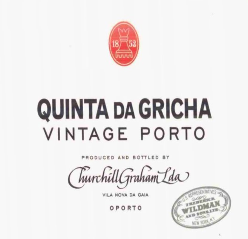 Churchill's Quinta da Rio Vintage Port 2001 Front Label