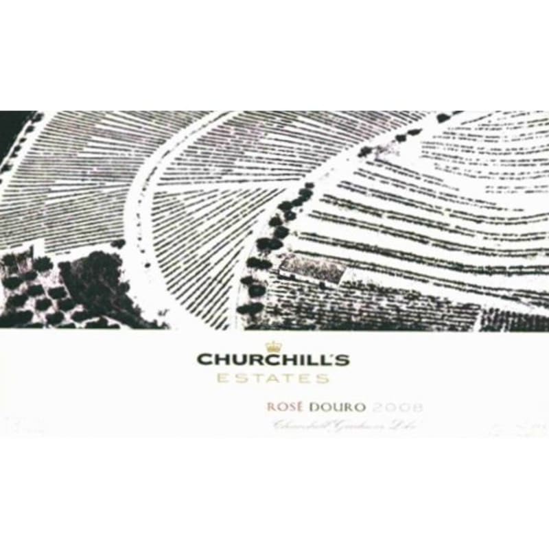 Churchill's Estates Rose 2008 Front Label