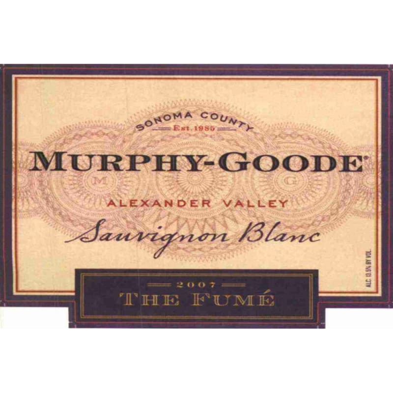 Murphy-Goode Fume Blanc 2007 Front Label