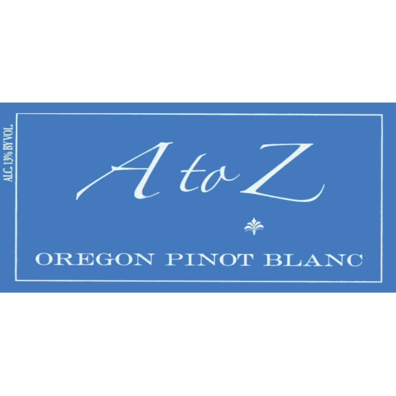A to Z Pinot Blanc 2007 Front Label