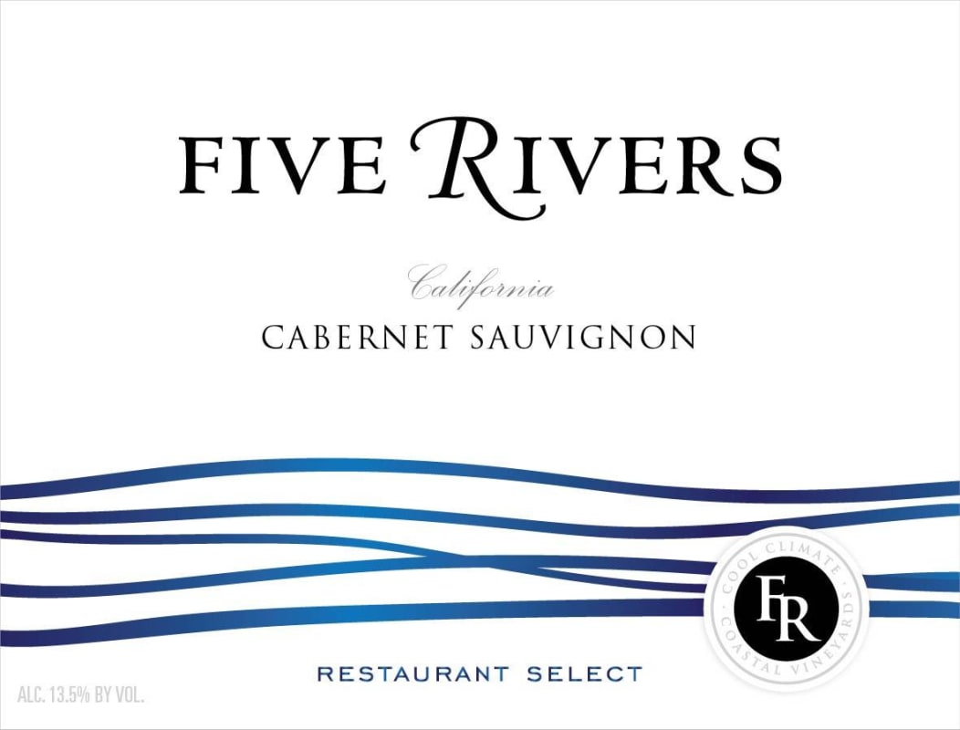 Five Rivers Restaurant Select Cabernet Sauvignon 2014 Front Label