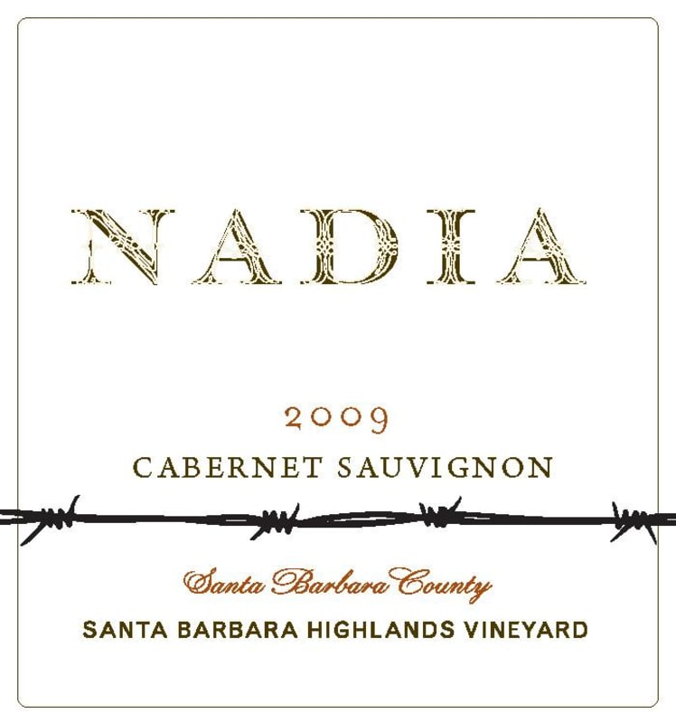 NADIA Cabernet Sauvignon 2009 Front Label