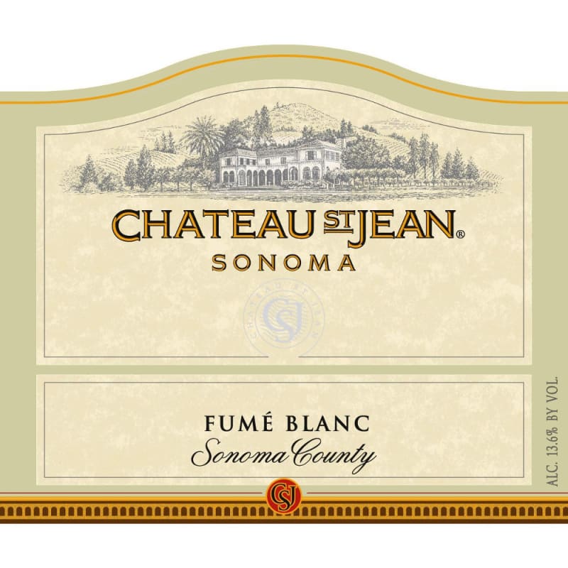 Chateau St. Jean Fume Blanc 2007 Front Label