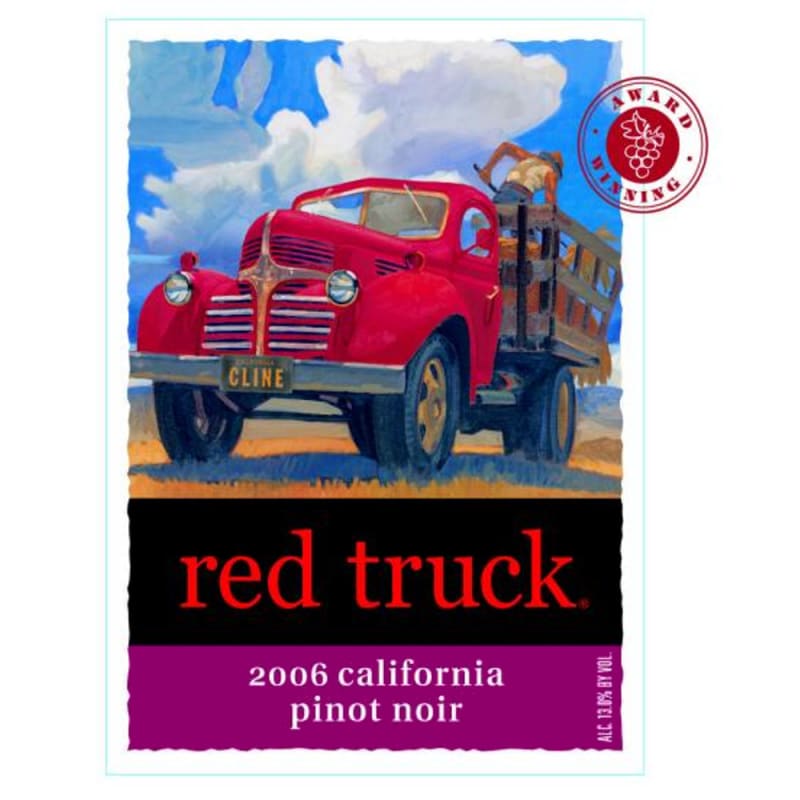 Red Truck Winery Pinot Noir 2006 Front Label
