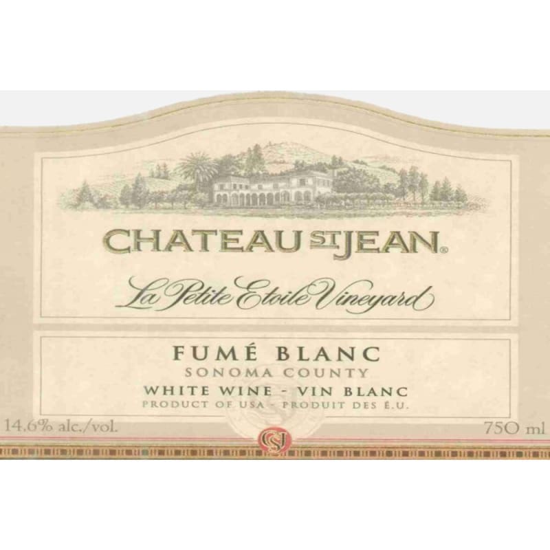 Chateau St. Jean La Petite Etoile Fume Blanc 2006 Front Label