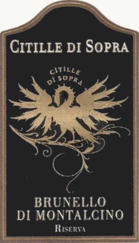 Citille di Sopra Brunello di Montalcino Riserva 2006 Front Label