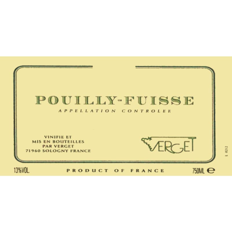 Verget Pouilly-Fuisse 2006 Front Label