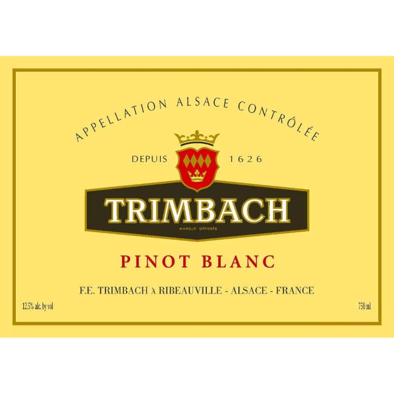 Maison Trimbach Pinot Blanc 2005 Front Label