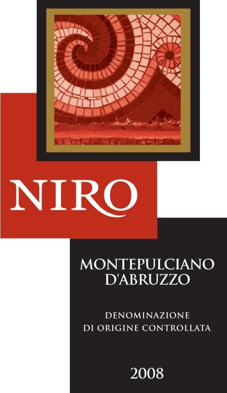 Citra Niro Montepulciano d'Abruzzo 2008 Front Label