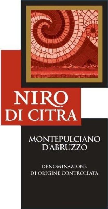 Citra Niro Montepulciano d'Abruzzo 2013 Front Label