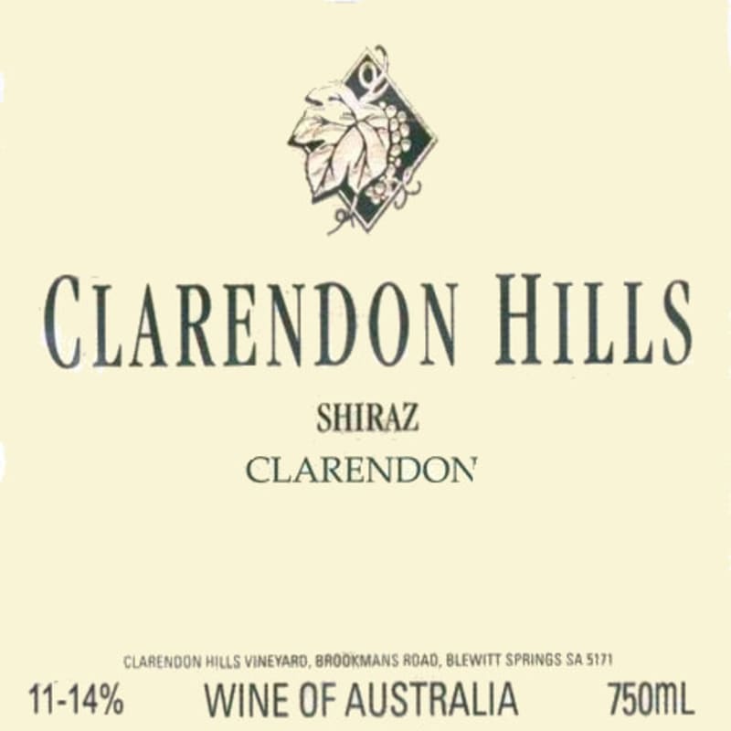 Clarendon Hills Domaine Clarendon Syrah 2006 Front Label