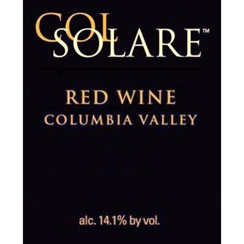Col Solare 2005 Front Label