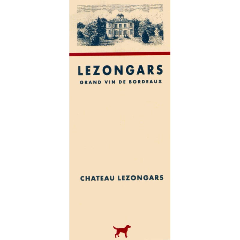 Chateau Lezongars 2005 Front Label