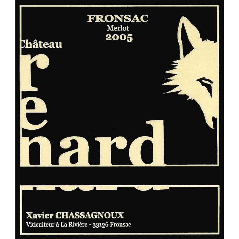 Chateau Renard Fronsac 2005 Front Label