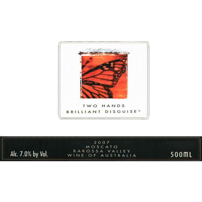 Two Hands Brilliant Disguise Moscato (500ML) 2007 Front Label