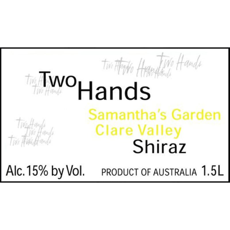 Two Hands Samantha's Garden Shiraz 2005 Front Label